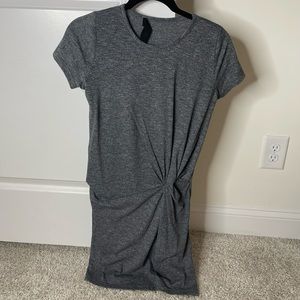 Audrey 3+1 Cinched Waist Tee Dress